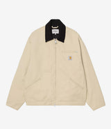 CARHARTT WIP OG DETROIT JACKET I036489 BARCHAN BLACK RINSED - Shoelosophy