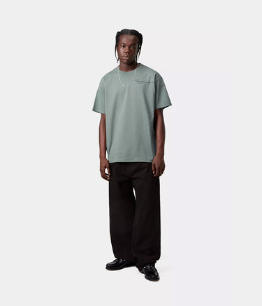 CARHARTT WIP PUNCHED T-SHIRT I036006 VELVET GREEN - Shoelosophy