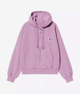 CARHARTT WIP WOMENS HOODED NELSON JACKET I033830 SANFTES LILA STÜCKSTÜCKGEFÄRBT - Shoelosophy