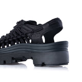 KEEN UNEEK PLATFORM 1032211 SCHWARZES GLATTLEDER - Shoelosophy