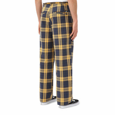 DICKIES NEW IBERIA PANT AIR FORCE BLUE TARTAN MEN'S PANTS - Shoelosophy