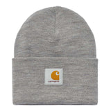 CARHARTT WIP ACRYLIC WATCH HAT I020175 GREY HEATHER - Shoelosophy