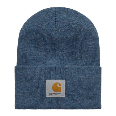 CARHARTT WIP ACRYLIC WATCH HAT I020175 STORM BLUE HEATHER - Shoelosophy