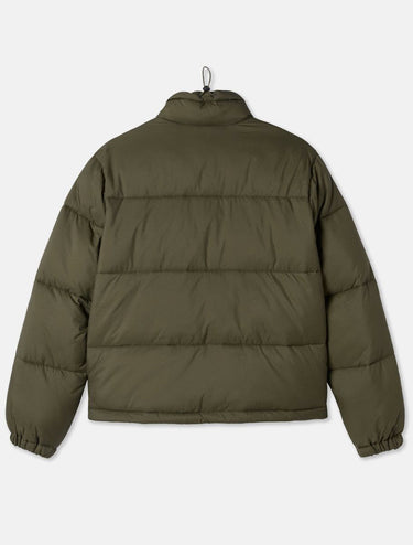 DICKIES WOMENS ALATNA JACKET MILITARY GREEN SHORT DOWN JACKET - Shoelosophy