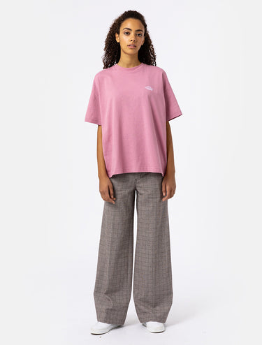 DICKIES WOMENS BAKERHILL PANT BROWN TARTAN - Shoelosophy