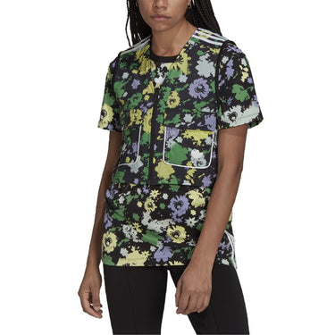 ADIDAS WOMEN REVERSIBLE VEST JACKET H15791 FLORAL UTILITY - Shoelosophy