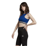 ADIDAS CROPPED TOP BRA WOMEN ED7427 COLLEGIATE ROYAL - Shoelosophy
