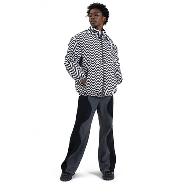 THE RAGED PRIEST SLEEPY PUFFER NOIR ET BLANC - Shoelosophy