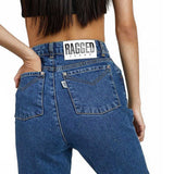 THE RAGGED PRIEST GRIP JEANS MID BLUE - Shoelosophy
