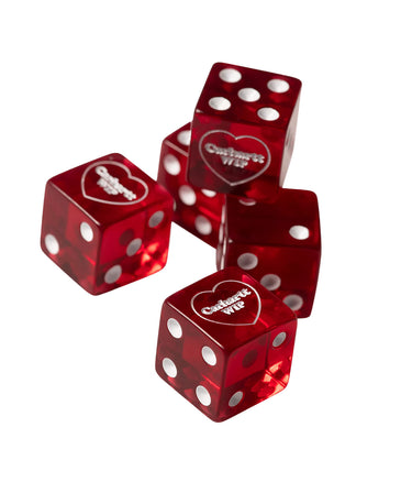 CARHARTT WIP HEART DICE SET I034755 SCARLET - Shoelosophy