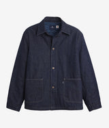LEVI'S 블루 탭 네이비 색 코트 0033U-0000 브라이트 린스드 셀비지 데님 - Shoelosophy