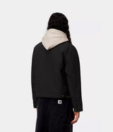 CARHARTT WIP 여성 NEWKIRK 재킷 I033880 BLACK WILD DOG 프린트 - Shoelosophy