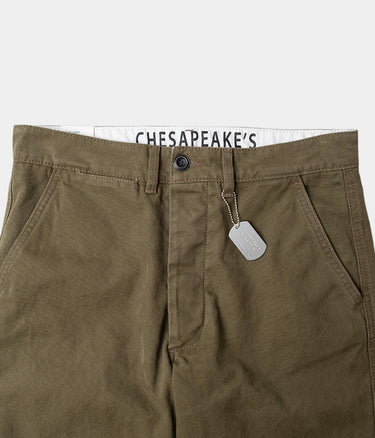 CHESAPEAKE'S WORK PANT CANVAS LAFONT ARMY GREEN - Shoelosophy