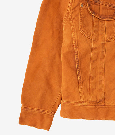 AMISH SUPPLIES WOMENS 90S TRUCKER JACKET DUCK CAMVAS DYED - Shoelosophy
