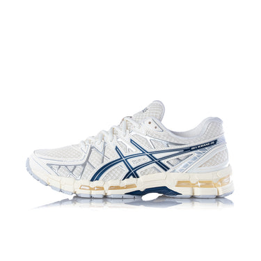 ASICS GEL KAYANO 20 1203A388-104 CREAM INDEPENDENCE BLUE - Shoelosophy