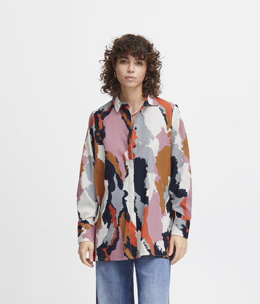 ICHI IHIRENNE MULTICOLOR SHIRT - Shoelosophy