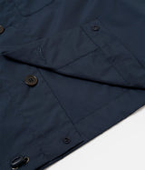 UNIVERSAL WORKS RECYCLED POLY TECH Z OVERSHIRT 34183 NAVY - Shoelosophy