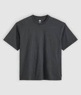 LEVI'S CROPPED T-SHIRT GARMENT DYED 0049F-0004 JET BLACK GARMENT DYED - Shoelosophy