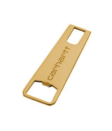 CARHARTT WIP ZIP BOTTLE OPENER I034915 STAINLESS STEEL GOLD - Shoelosophy