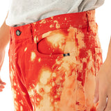 AMISH DAVID BULL RED SPLASH HOSE, HERGESTELLT IN ITALIEN HERRENJEANS TIE DYE - Shoelosophy