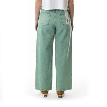 AMISH LINDA OVERDYE MENTA JEANS MADE IN ITALY - Shoelosophy