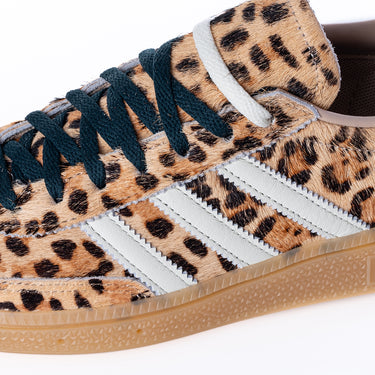 ADIDAS WOMENS HANDBALL SPEZIAL KI6678 MAGIC BEIGE IVORY LEOPARD PRINT - Shoelosophy