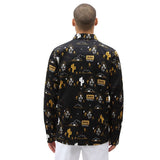 DICKIES BETTLES AOP SHIRT BLACK - Shoelosophy
