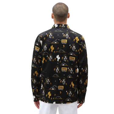 DICKIES BETTLES AOP SHIRT BLACK - Shoelosophy