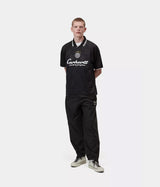 CARHARTT WIP TERRACE FOOTBALL T-SHIRT I037567 HEART TRAIN JACQUARD SCHWARZ - Shoelosophy