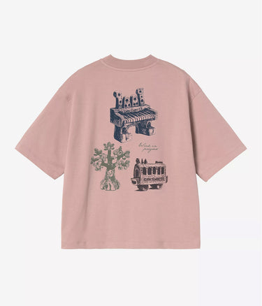 CARHARTT WIP WOMENS FORMA T-SHIRT I036382 GENTLE PINK - Shoelosophy