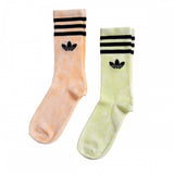 ADIDAS TIE DYE SOCKS HA4676 ACID ORANGE 2 PAAR SCHWAMMSOCKEN - Shoelosophy