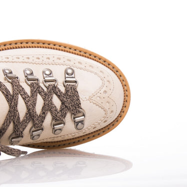 "FRACAP WOMEN M130 HANDGEFERTIGT IN ITALIEN NATURAL NEBRASKA VIBRAM - Shoelosophy
