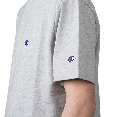 CHAMPION REVERSE WEAVE x BEAMS CREWNECK T-SHIRT 211620 EM004 GRAY HEATHER - Shoelosophy