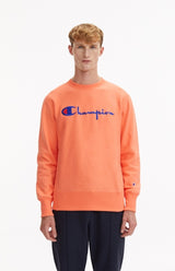 CHAMPION REVERSE WEAVE CREWNECK 212576 RS034 PEACH - Shoelosophy