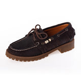 SEBAGO CAMPSIDES RANGER SUEDE FRINGE DAMEN 731252W MOKA BRAUN GEWACHST - Shoelosophy