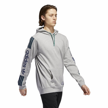 ADIDAS QUARTZ HODDIE CE1837 MEDIUM GREY HEATHER - Shoelosophy