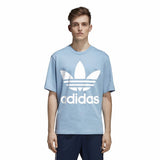 ADIDAS OVERSIZED TEE CW1214 ASH BLUE - Shoelosophy
