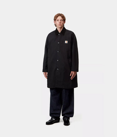 CARHARTT WIP WEBSTER COAT I035618 BLACK RINSED - Shoelosophy