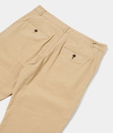 UNIVERSAL WORKS MILITARY CHINO 32528 SEERSUCKER II SAND - Shoelosophy