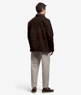 SEBAGO POCWOCK JACKET 771252W BLACK COFFEE GOAT LEATHER - Shoelosophy
