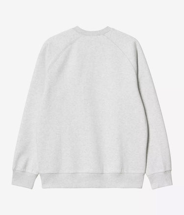 CARHARTT WIP CHASE SWEATSHIRT I033660 ASH HEATHER - Shoelosophy