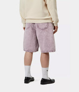 CARHARTT WIP WOMENS BRANDON SHORT I036530 COZY PURPLE CHALK WASH - Shoelosophy