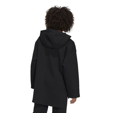 ADIDAS WOMEN HOODIE ADICOLOR FLEECE H11400 BLACK - Shoelosophy
