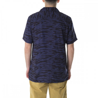 DICKIES QUAMBA SHIRT NAVY TIGER PRINT - Shoelosophy