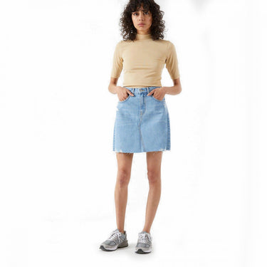 DR DENIM 2030121 ECHO SKIRT EMPRESS LIGHT BLUE - Shoelosophy