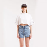 DR DENIM 2211117 FREYA TEE WHITE - Shoelosophy