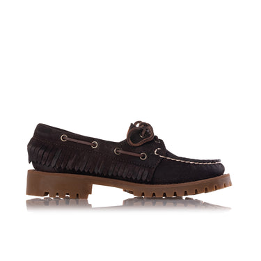 SEBAGO CAMPSIDES RANGER SUEDE FRINGE DAMEN 731252W MOKA BRAUN GEWACHST - Shoelosophy