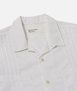 UNIVERSAL WORKS DWIGHT OVERSHIRT 34169 POPLIN WHITE - Shoelosophy
