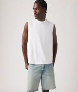 LEVI'S MUSCLE TANK 90S FADE 004V1-0005 밝은 흰색 민소매 박시핏 - Shoelosophy