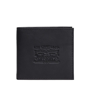 LEVI'S VINTAGE TWO HORSE WALLET 77173-0363 CAVIAR BLACK - Shoelosophy